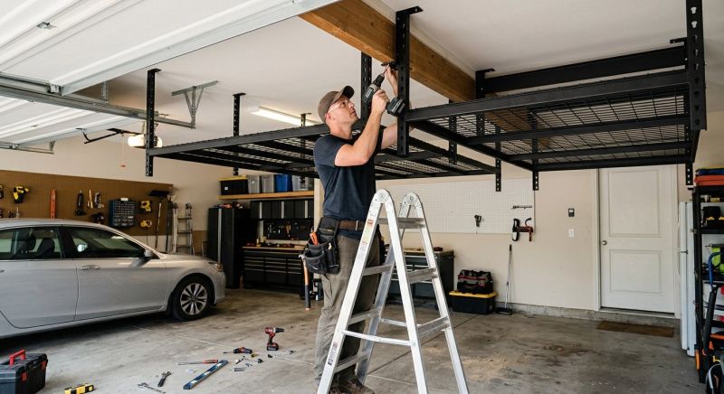 Garage Tool Rack Installation in Loudoun County, VA